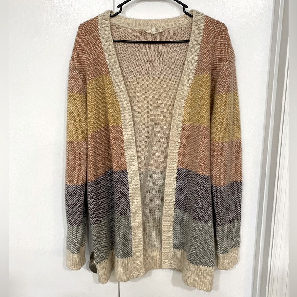 Color Block Cardigan